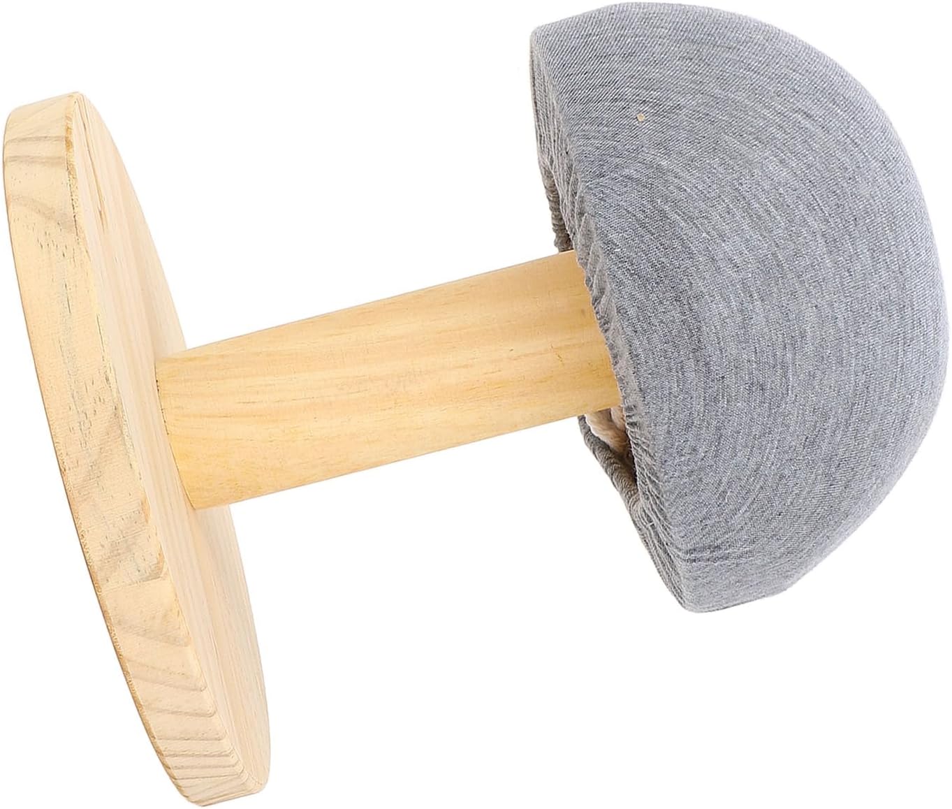 Bra Wooden Ironing Board, Round Pressing Mini Padded Sleeve Ironing Board, Small Ironing Stool Portable Iron Board for Table top Bras Shirts Collars Cuffs Hats Clothes Sewing