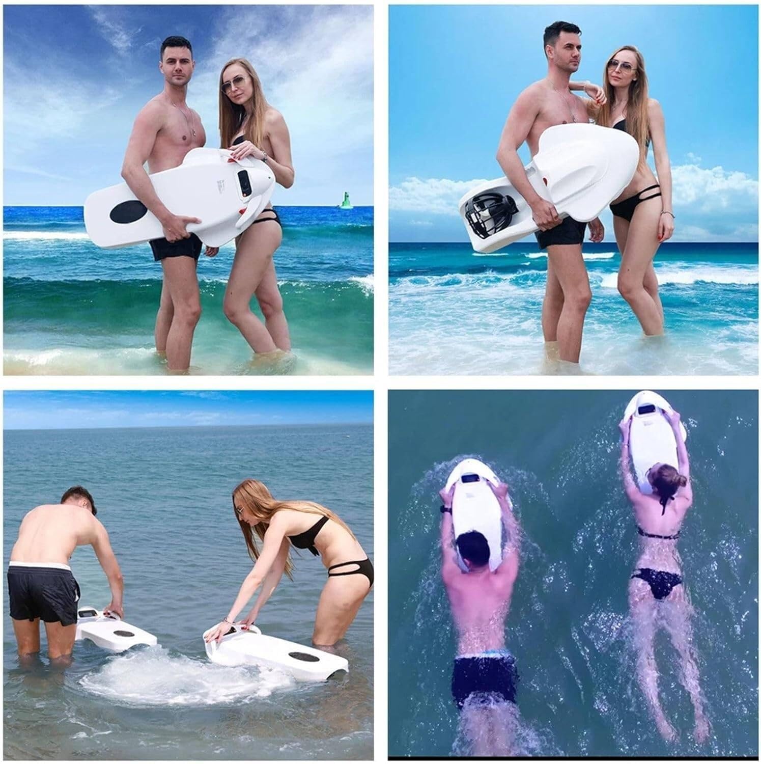 Tavola da surf elettrica, robot di salvataggio intelligente, 2 velocità, regolabile, portatile, per principianti, adolescenti, adulti