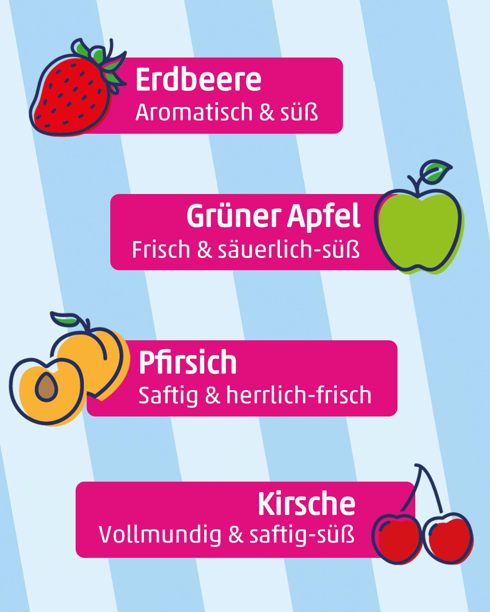 hitschies Saure Drachenzungen Wassereis - Fruchtig-saures Wassereis - Erdbeere, Apfel, Pfirsich & Kirsche - Vegan - 24 x 400ml