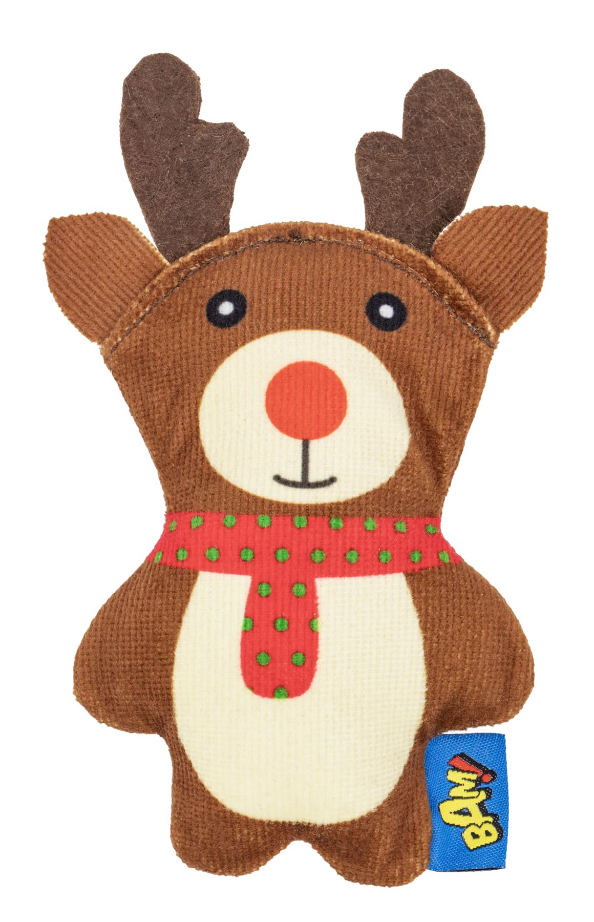 WUNDAPETS BAM! Christmas Catnip Filled Play Toys Cat Kitten North American Pure Catnip Toys (Catnip Ronny Reindeer)