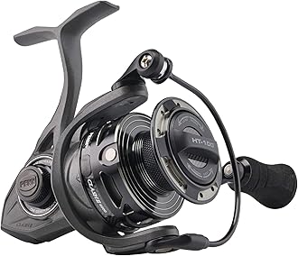 PennClash II Spinning Reel - Lightweight Saltwater Shore and Kayak Fishing Reel for Lure Fishing - Sea Fishing Reel for Bass, Pollack, Cod, Wrasse, Grey/Black