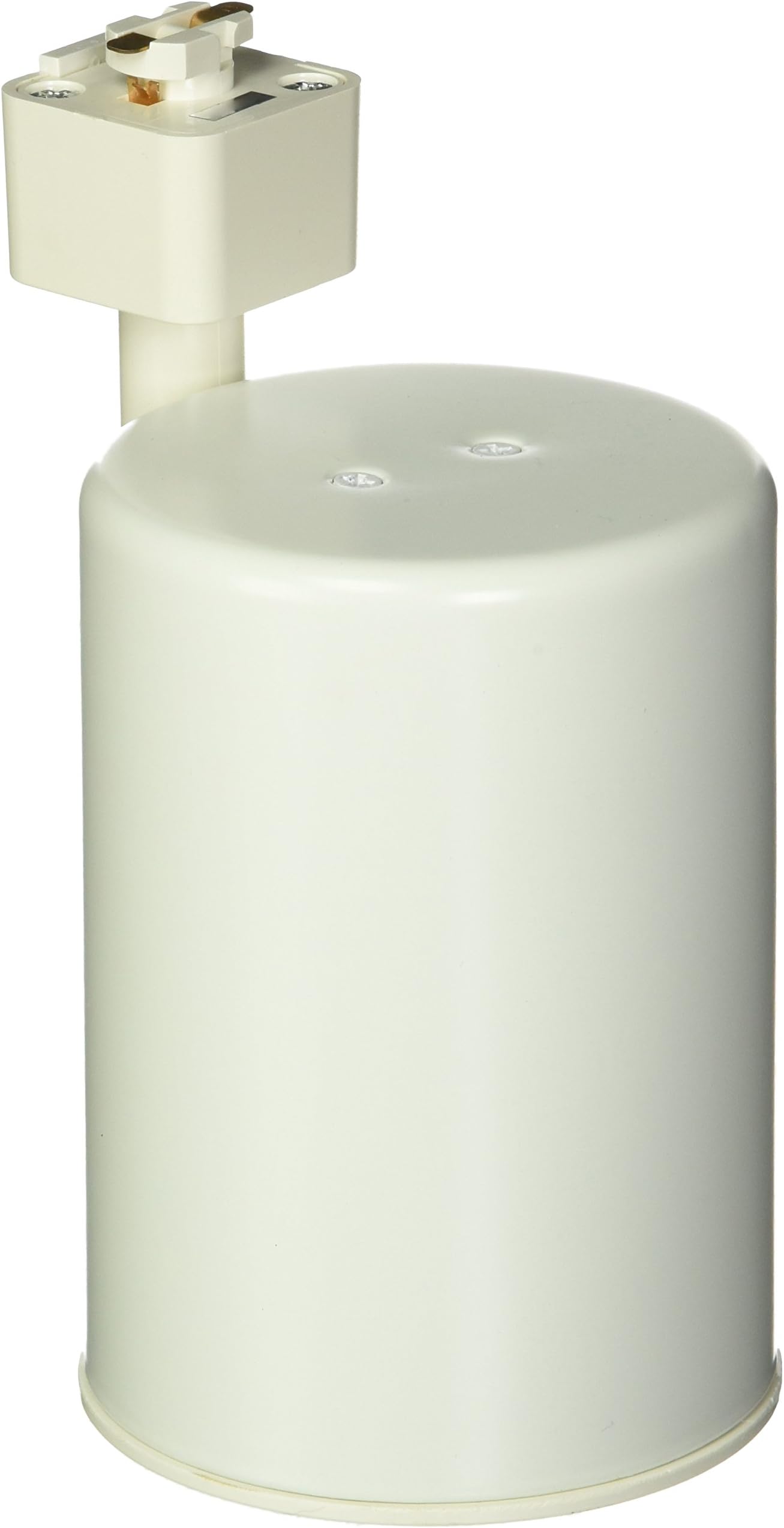 Lighting Group R521 WHB WH Incandescen Flat Back Cylinder Track Light, White