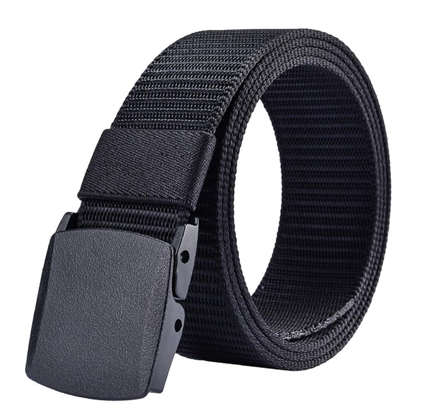 zacharias Men's Nylon Canvas Belt (rs-11_Free Size) (Pack of 1)-picture-10