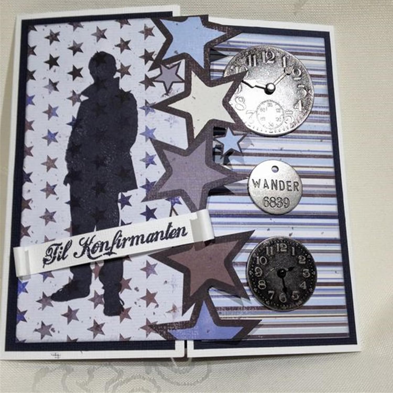 CYFUN DESIGN Silhouettes Man Metal Cutting Dies for Card Making Photo Album Decoration DIY Scrapbooking Paper Crafts Embossing Stencil Template DIY
