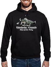 CafePress Rhinelander Hodag for Dark Colors Men's Light Regular Fit Hooded Sweatshirt