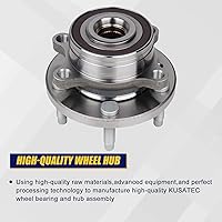 Vista 3 de KUSATEC 512460 Front/Rear Wheel Bearing and Hub Assembly Fit for Ford Explorer 2011-2018, Ford Police Interceptor Utility 2013-2018