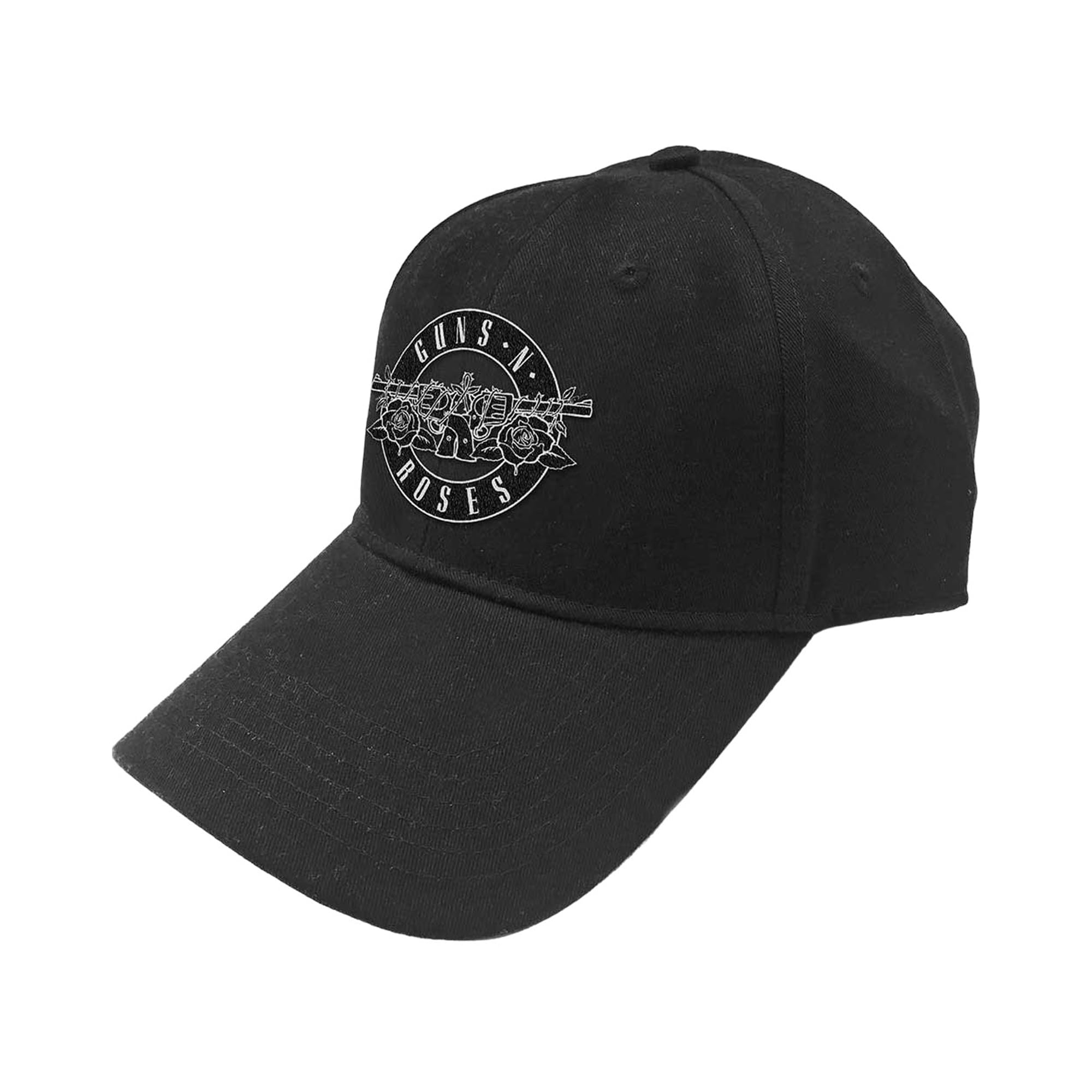 Band Monkey Guns N Roses Unisex Baseball Cap White Circle Logo