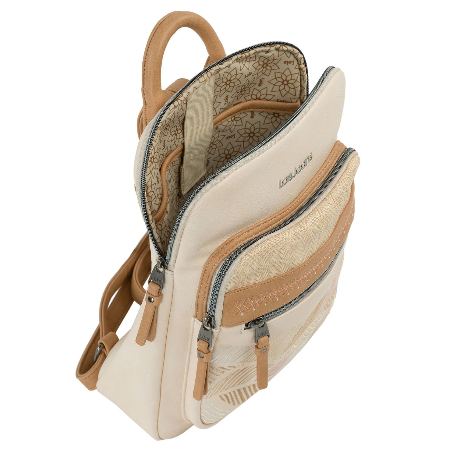 Lois - Bolso Mochila Mujer Elegante Tipo Casual Moderna Para Vestir Mochilas Mujer Estilo Urbano Mochila Negra Mujer Pequeña Ideal Para Uso Diario