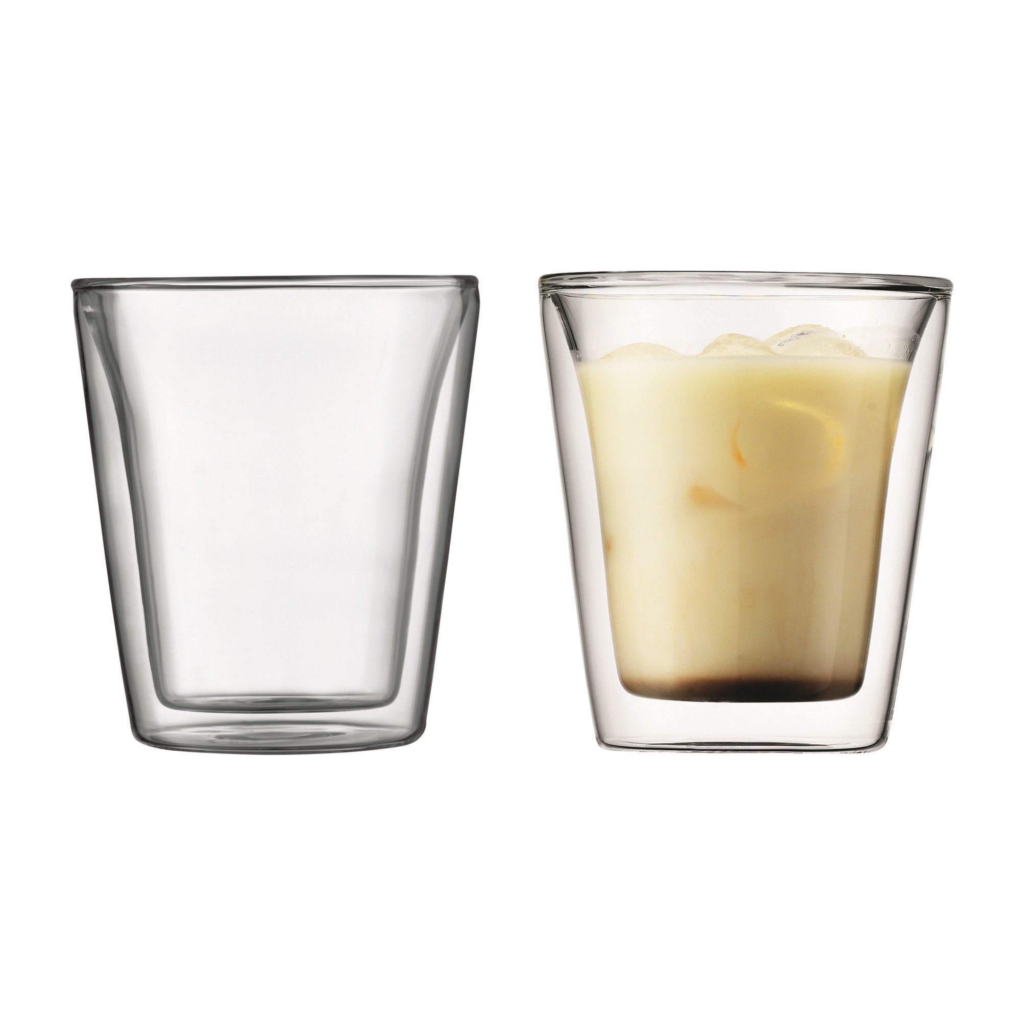 Canteen Double WallTumbler/DOF Glass, Set of 2