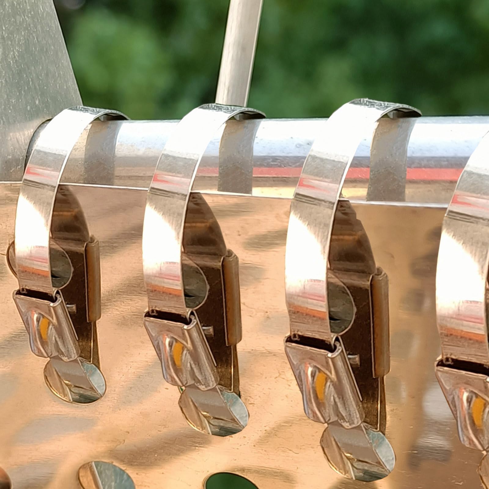 Long Metal Zip Ties Heavy Duty Outdoor, Premium 36 inch Metal Zip Ties 304 Stainless Steel Multi-purpose Self-locking Large Cable Ties, 20 PCS