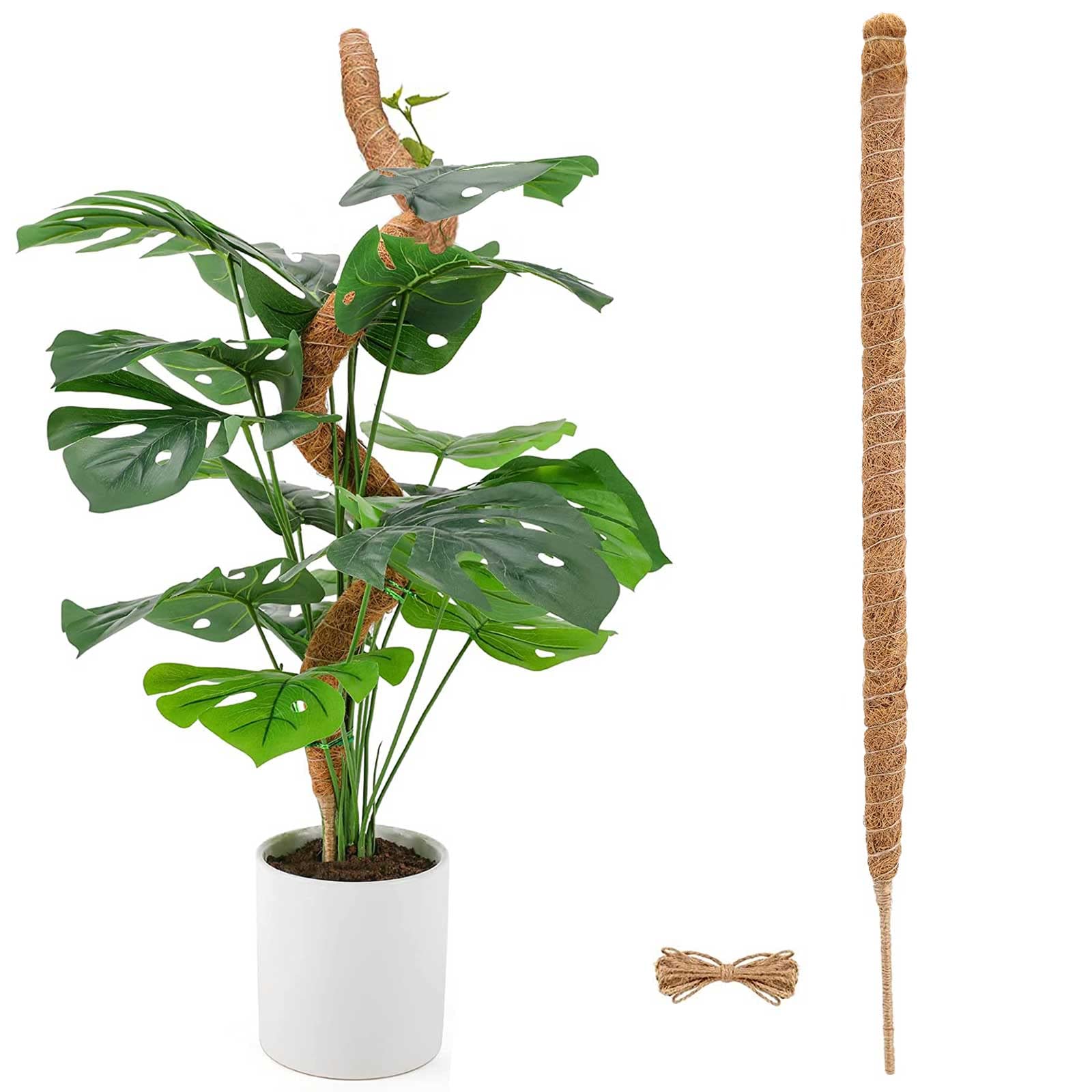 Buy Bendable Moss Pole, 47 Inch Moss Pole for s Monstera, Poles for