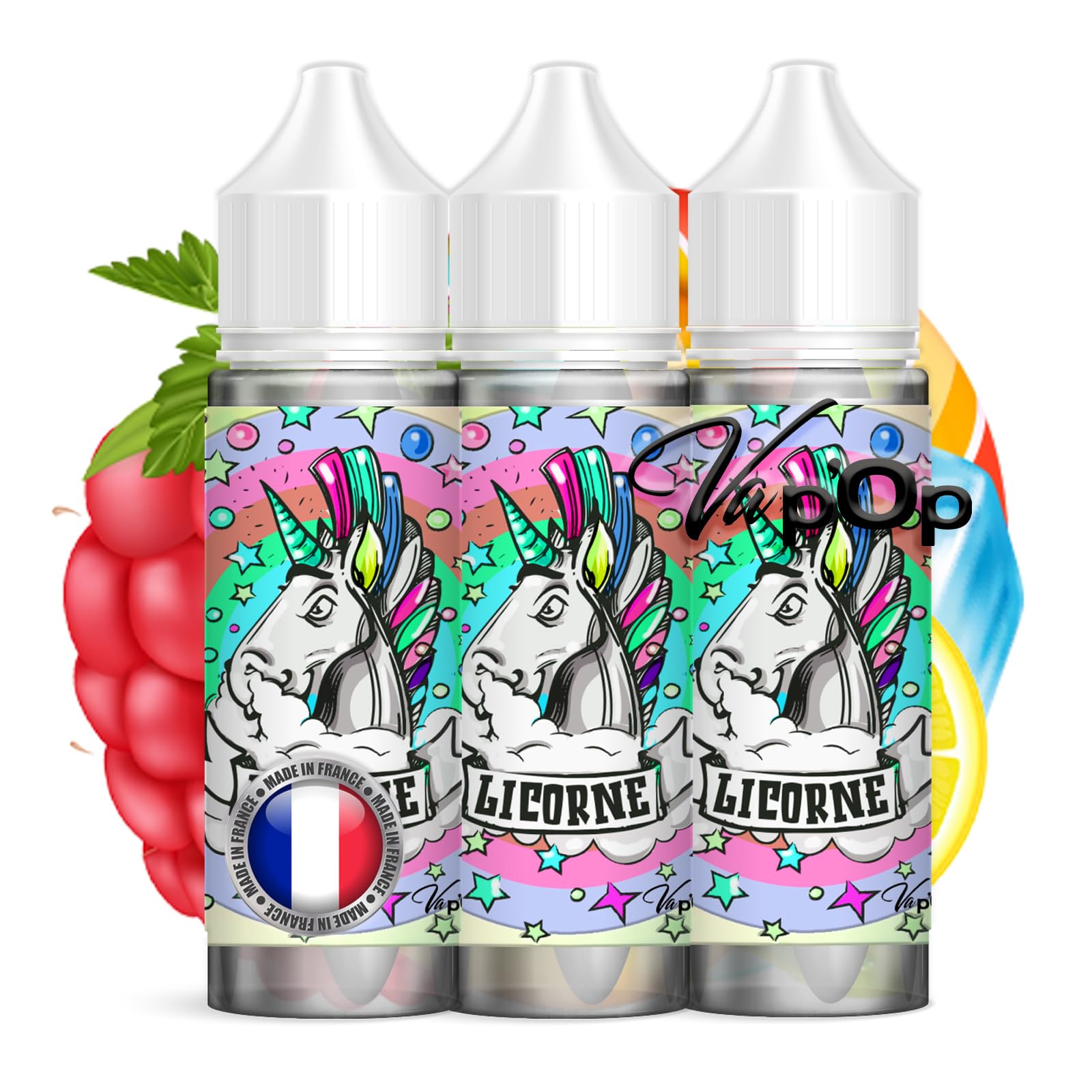 E-liquide cigarette lectronique - GOT : BONBON MIX FRUITS ROUGES CITRON  MENTHE - 50ml - 50MPGV/50VG - LOT DE 3 FLACONS (150ml) - Sans nicotine ni  tabac - Fabrication franaise : Amazon.fr: High-Tech
