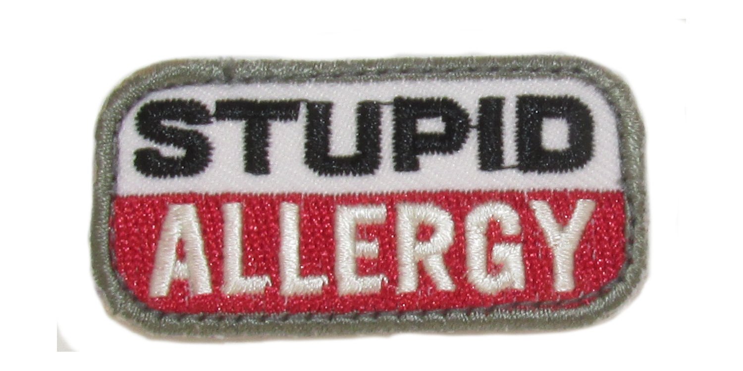 MILSPEC STUPID ALLERGY MEDICAL PATCH