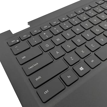 استبدال مسند علوي للحقيبة العلوية لـ DELL Latitude 3420 E3420 Series الكمبيوتر المحمول لوحة مفاتيح بإضاءة خلفية غلاف علوي 4PX9K 04PX9K أسود