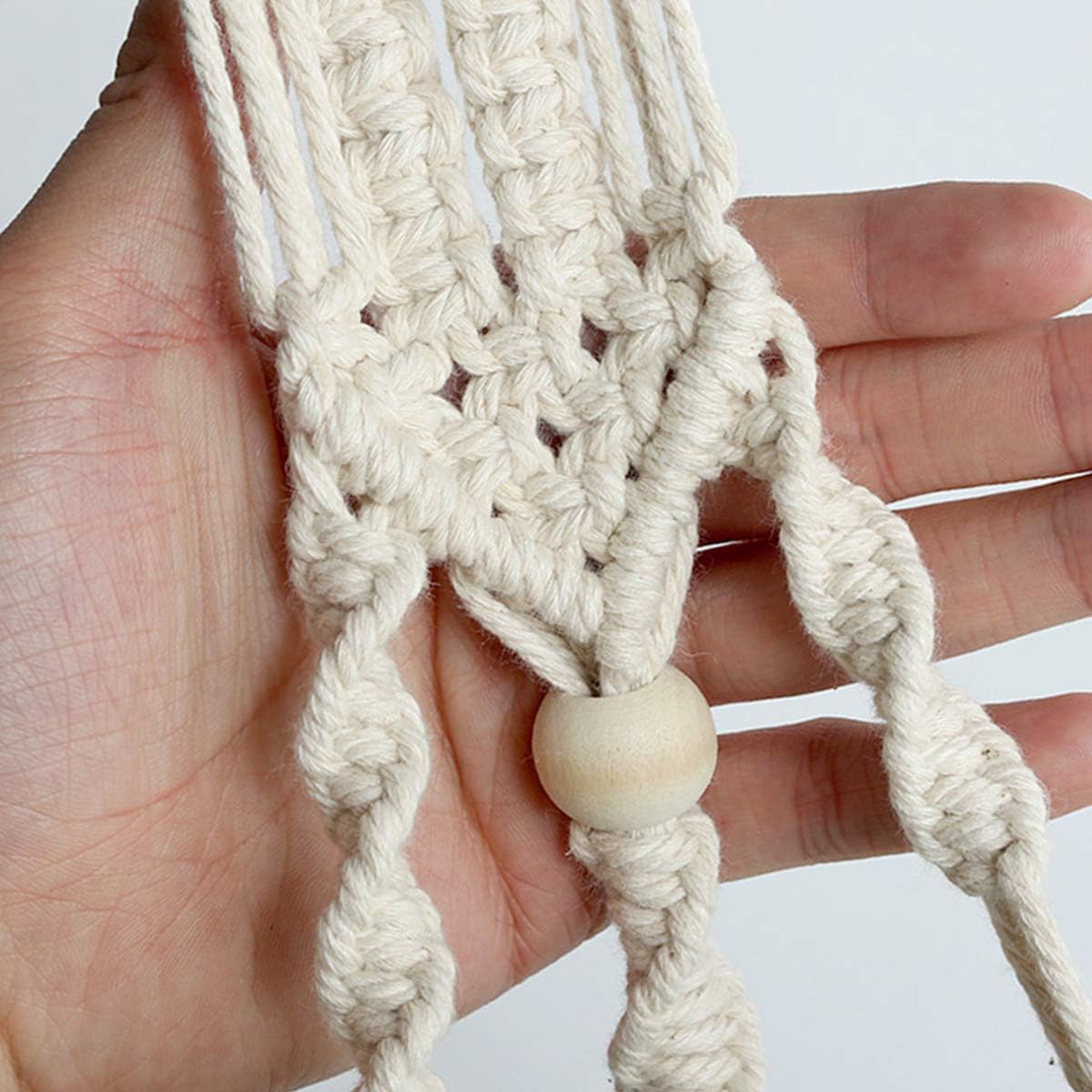 3PCS Macrame Plant Hangers, Plant Pots Hanger Indoor Outdoor Hanging Planter Plant Holder for Home Garden Office