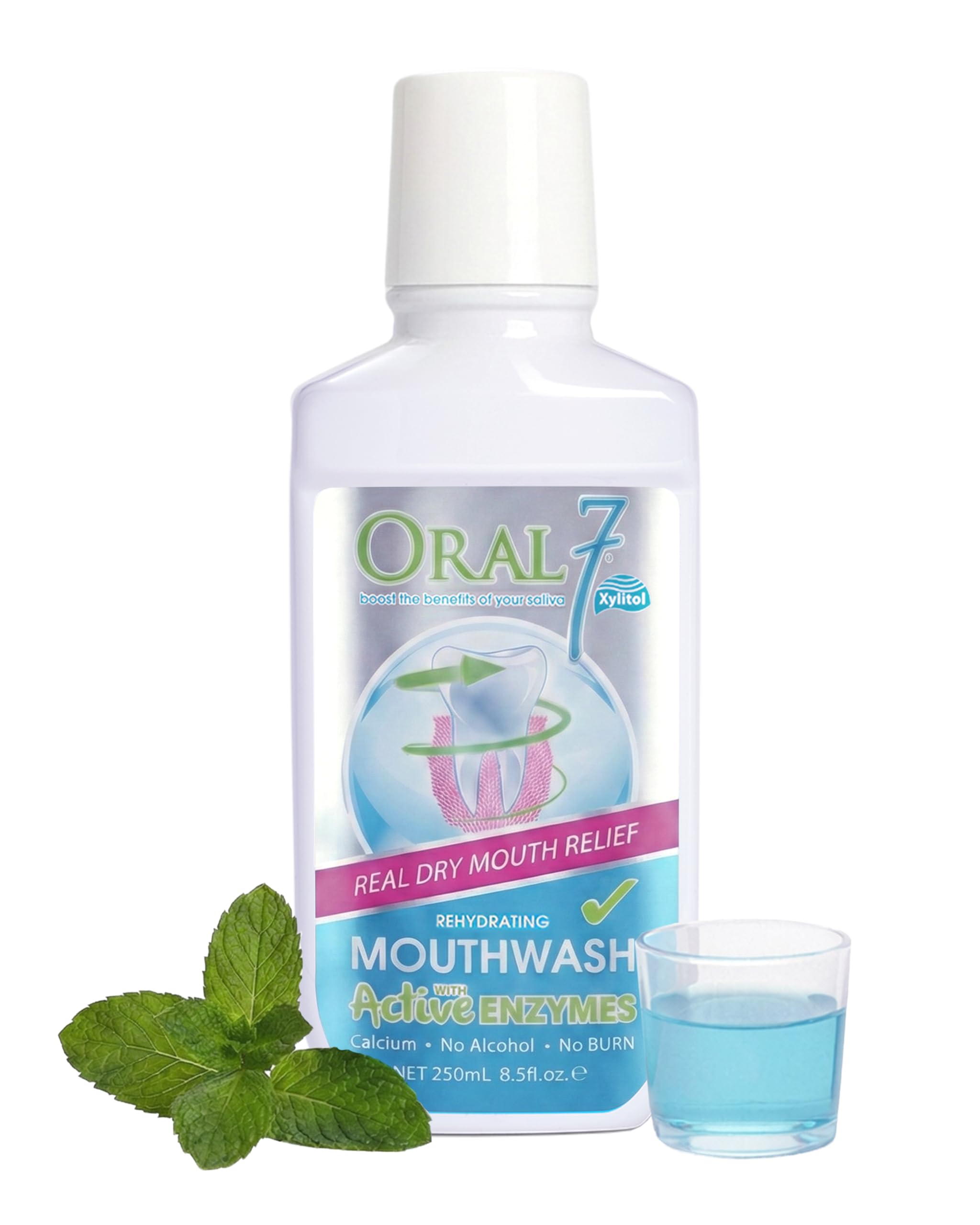 OralSeven - Enjuague bucal hidratante (250 ml)