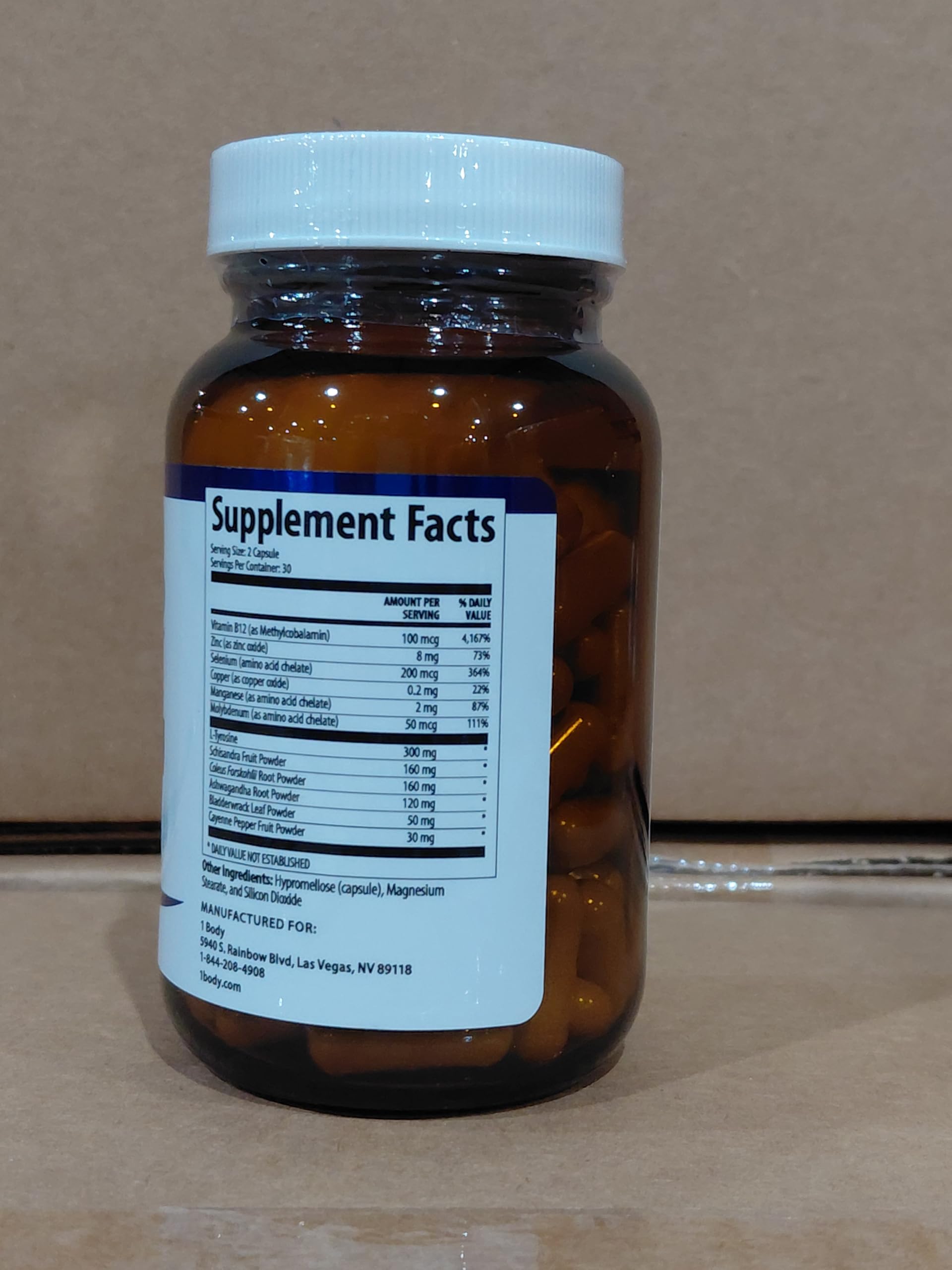 1 Body Thyroid Support for Women, No Added Iodine Formula, 60 Vegan Caps — Amazon image 7