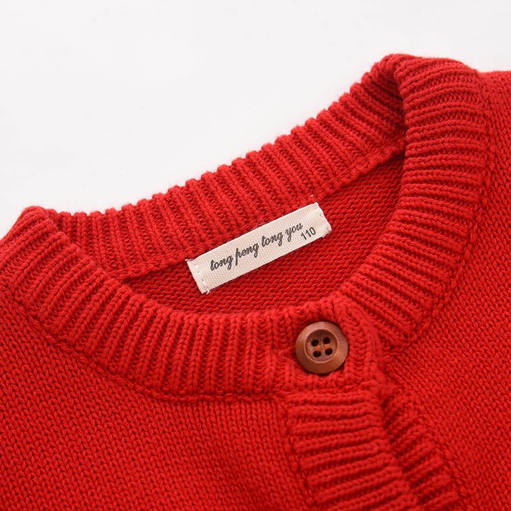 Toddler Knit Cardigan Little Boy Girl Button Up Sweater 18 Months - 12 Years - Image 5