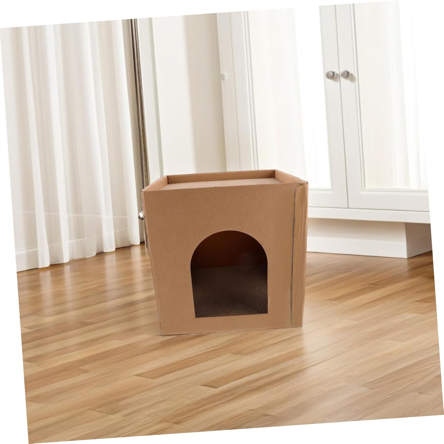 Scratching Pad House Cat Scratching Board Cardboard Scratch Nest Pet Cat Corrugated Cardboard Bed