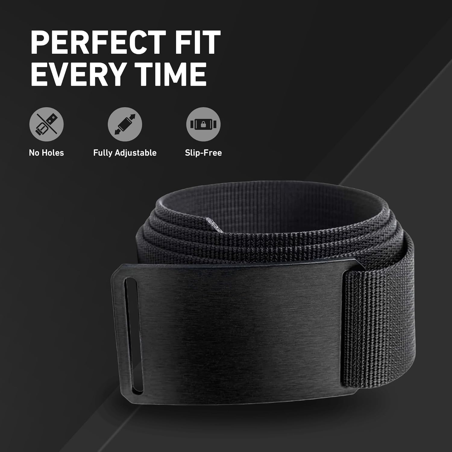 GRIP6 Classic Belt - 1.5-Inch Adjustable Nylon Belts - Versatile Lifestyle and Tactical Belt for Men and Women