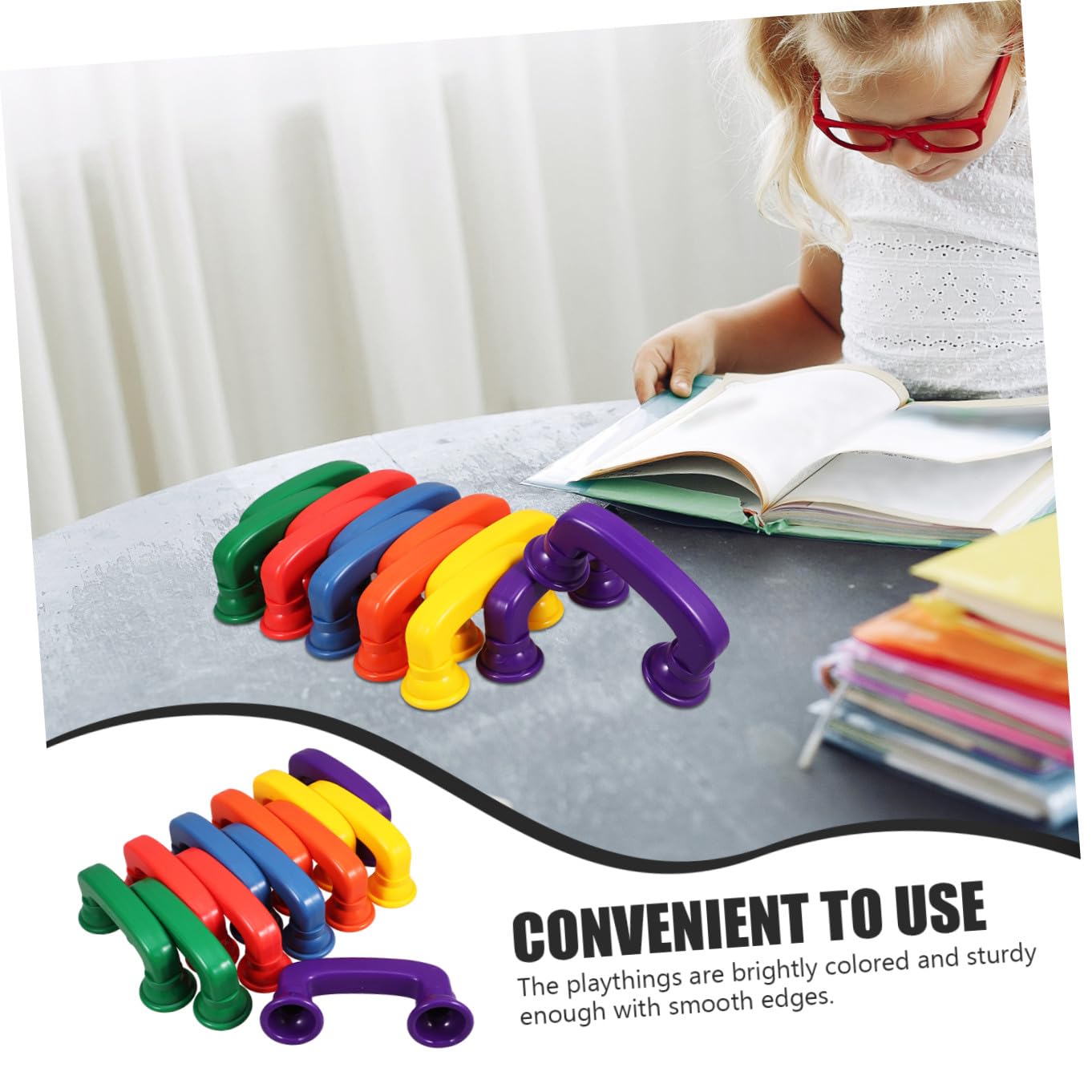 Hohopeti Telefono Giocattolo Sussurrante per in Plastica ABS Colorata Set da 12 Pezzi Gioco Educativo Portatile per Sviluppo Udito e Concentrazione Adatto a Scuole e Attività Infantili