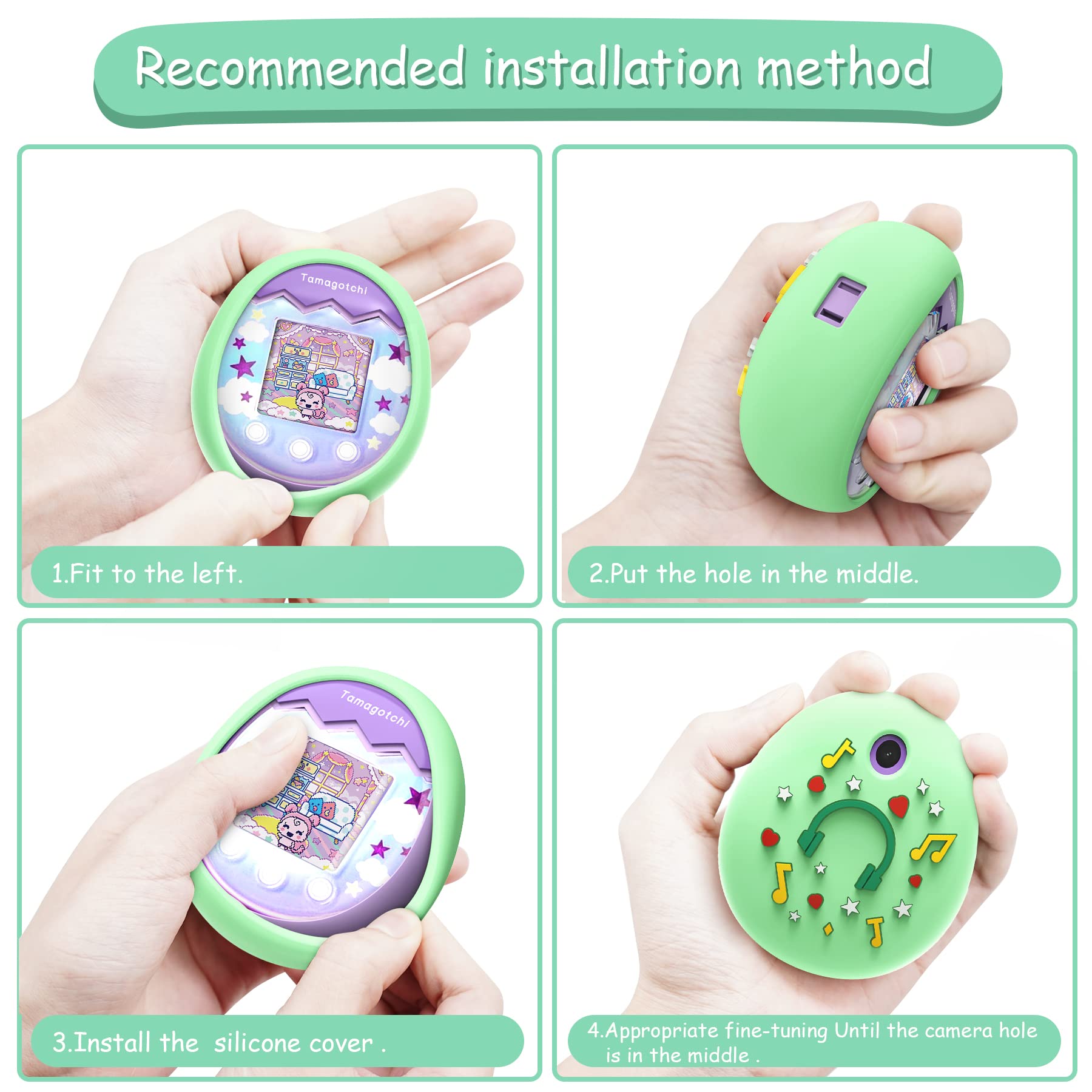 LTGEM Funda Compatible Con Tamagotchi PixTamagotchi OriginalTamagotchi Nano Xtamagotchi Hello Kittytamagotchi Uni Funda Protectora De