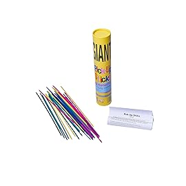 Pressman Giant Pick Up Sticks - Classic Game from Yesterday That\'s Fun Today , Yellow , One Size Fits All