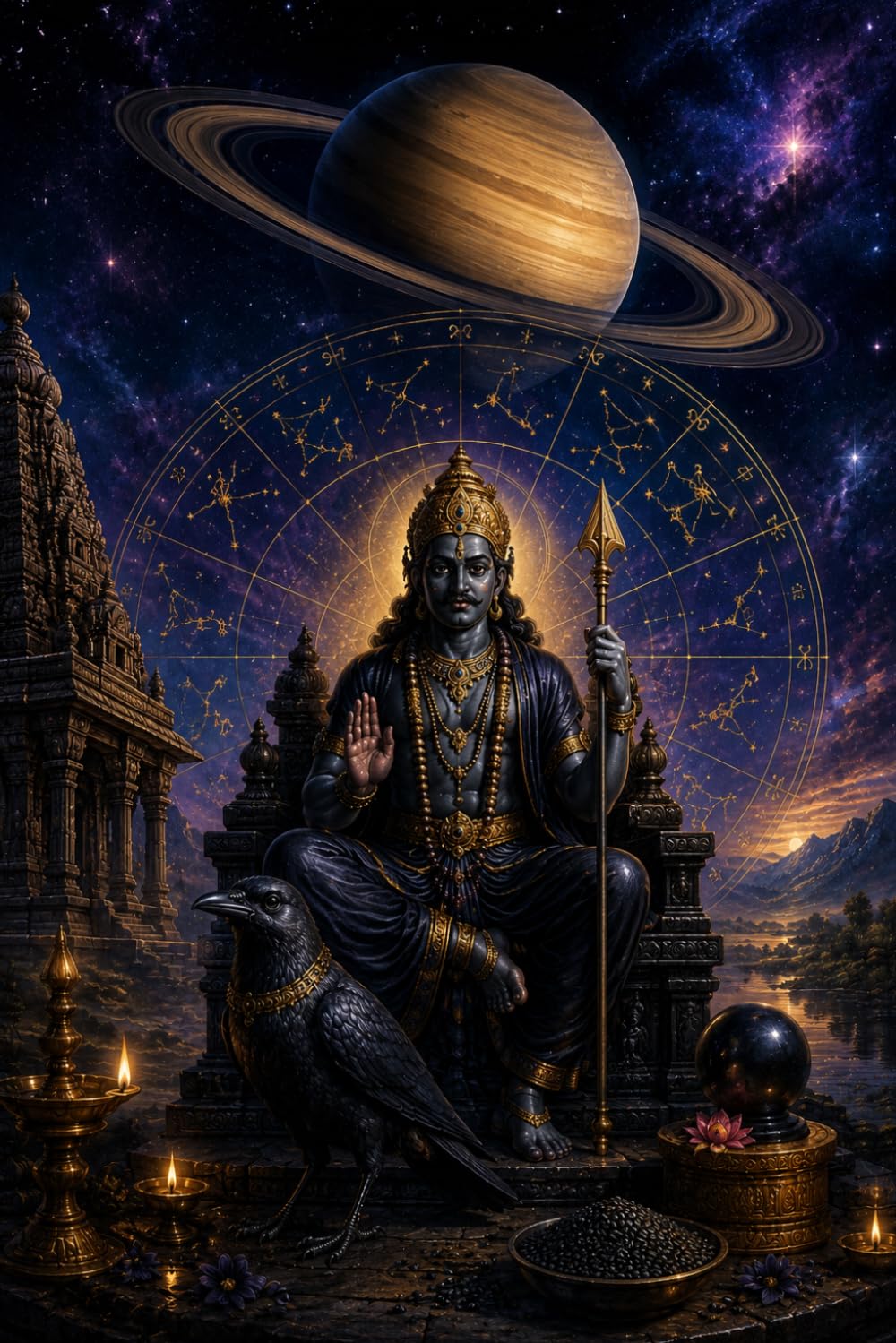 Saturn in Nakshatra Padas: The Karmic Teacher Through the Lunar Mansions