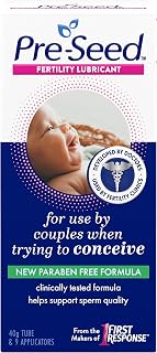 Pre-Seed Fertility Friendly Personal Lubricant, For Use by Couple When Trying to Conceive, 9 Single-Use Applicators, 40 g - Product May Vary