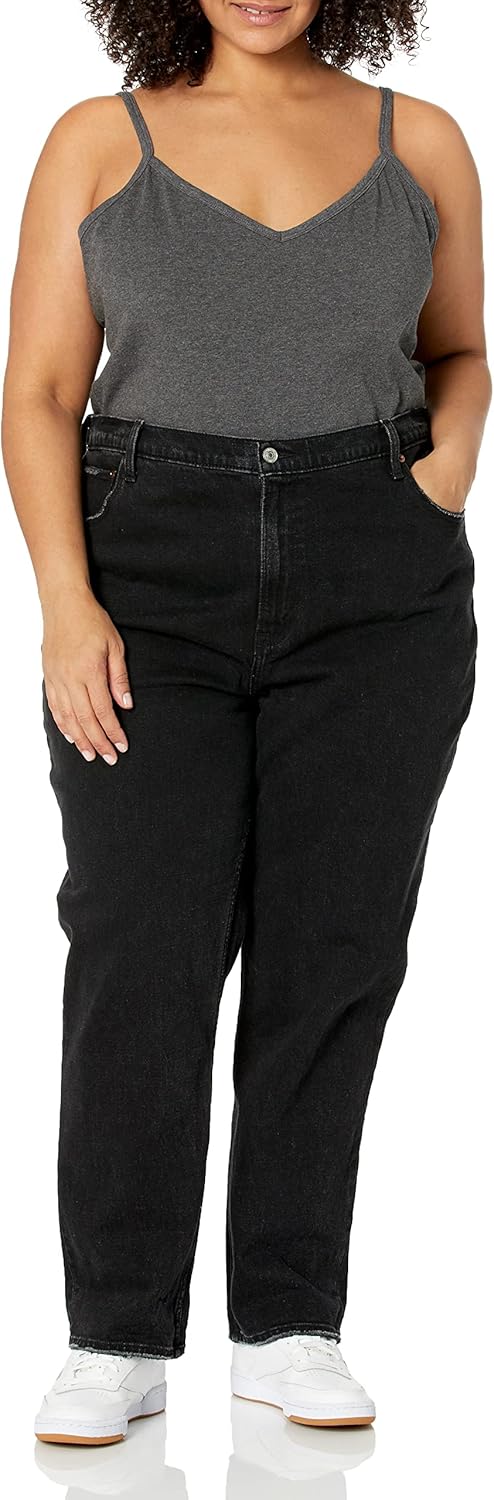 Amazon Essentials Women's Slim-Fit Knit V-Neck Layering Cami (Available in Plus Size), Pack of 4 - Image 8