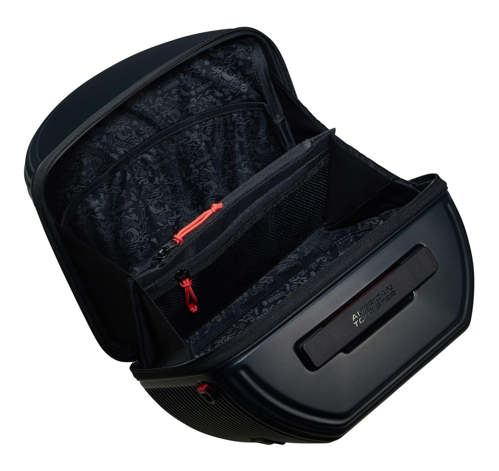 American Tourister Kosmetiktasche Rollio Beauty Case Black/Red schwarz
