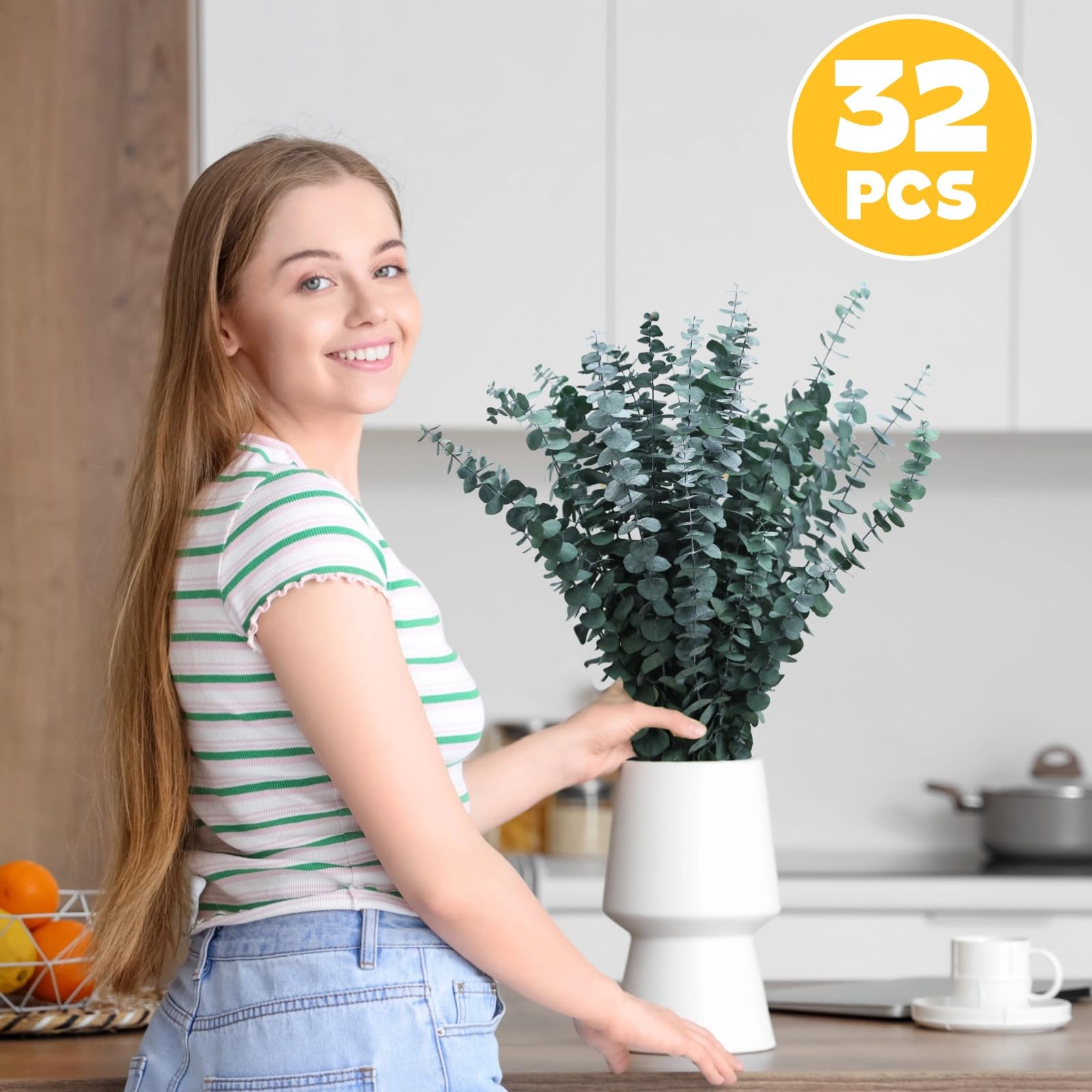 Eslibin Eucalyptus séché pour la douche (32 pièces)