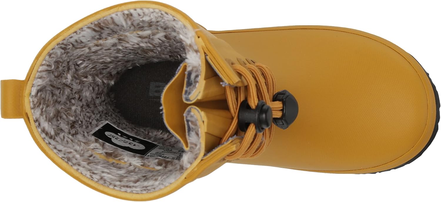 BOGS Unisex-Child Amanda Plush Lace Ii Snow Boot 7 Toddler Saffron