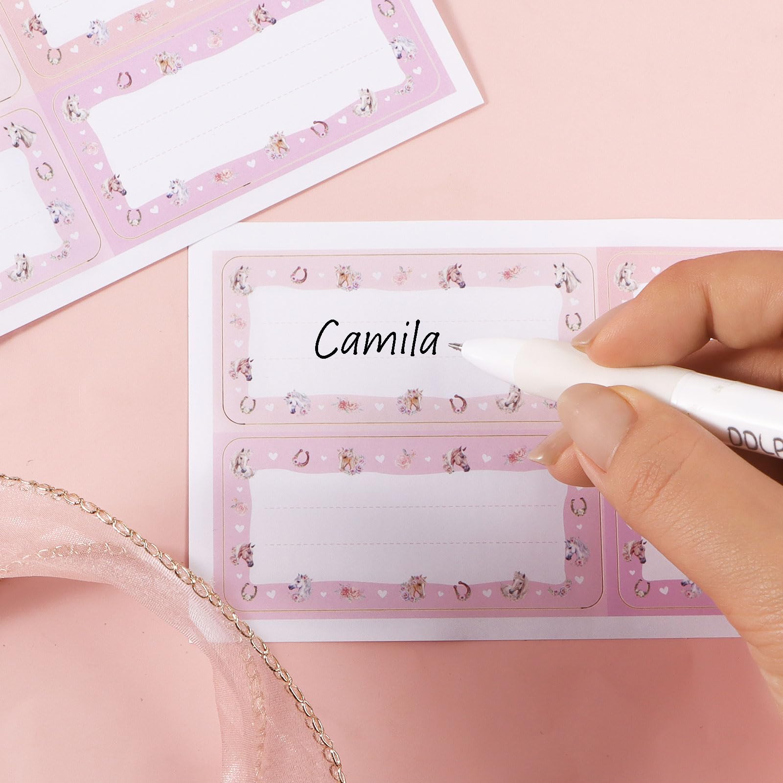 Etichette Rettangolari Impermeabili Con Nome / Etichette - Foto 8