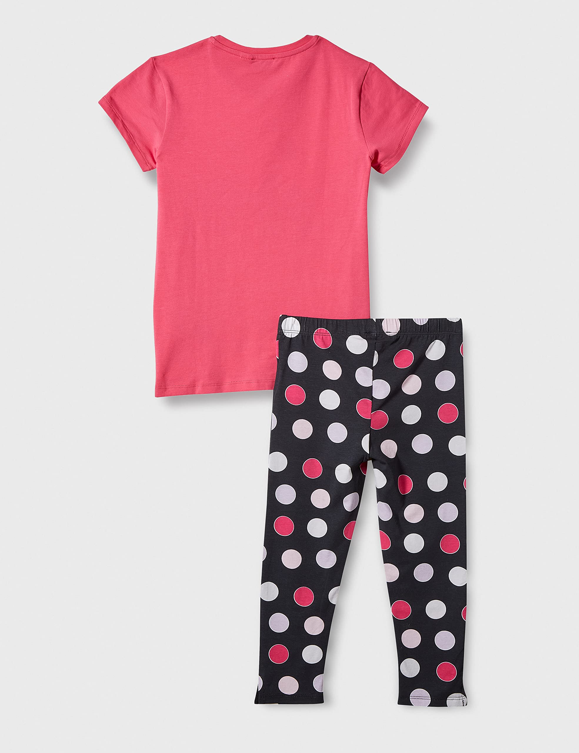 Chicco Dziewczęce Completo Per Bambina Con A Maniche Corte E Set T-shirt z krótkim rękawem i legginsy, 018, 110 cm