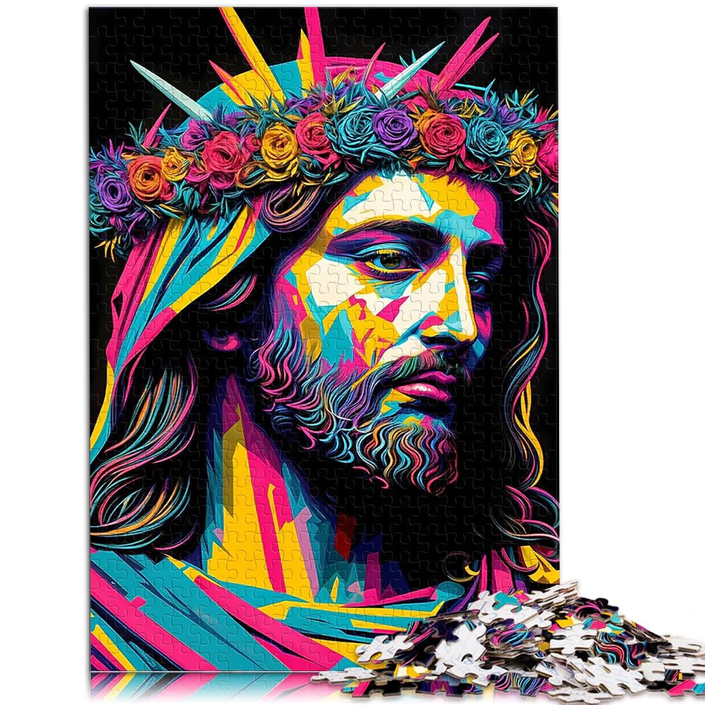 Rompecabezas para Adultos de 2000 Piezas Jesucristo Nos ama Juguete Educativo Intelectual descompresor decoración de Pared 70x100cm