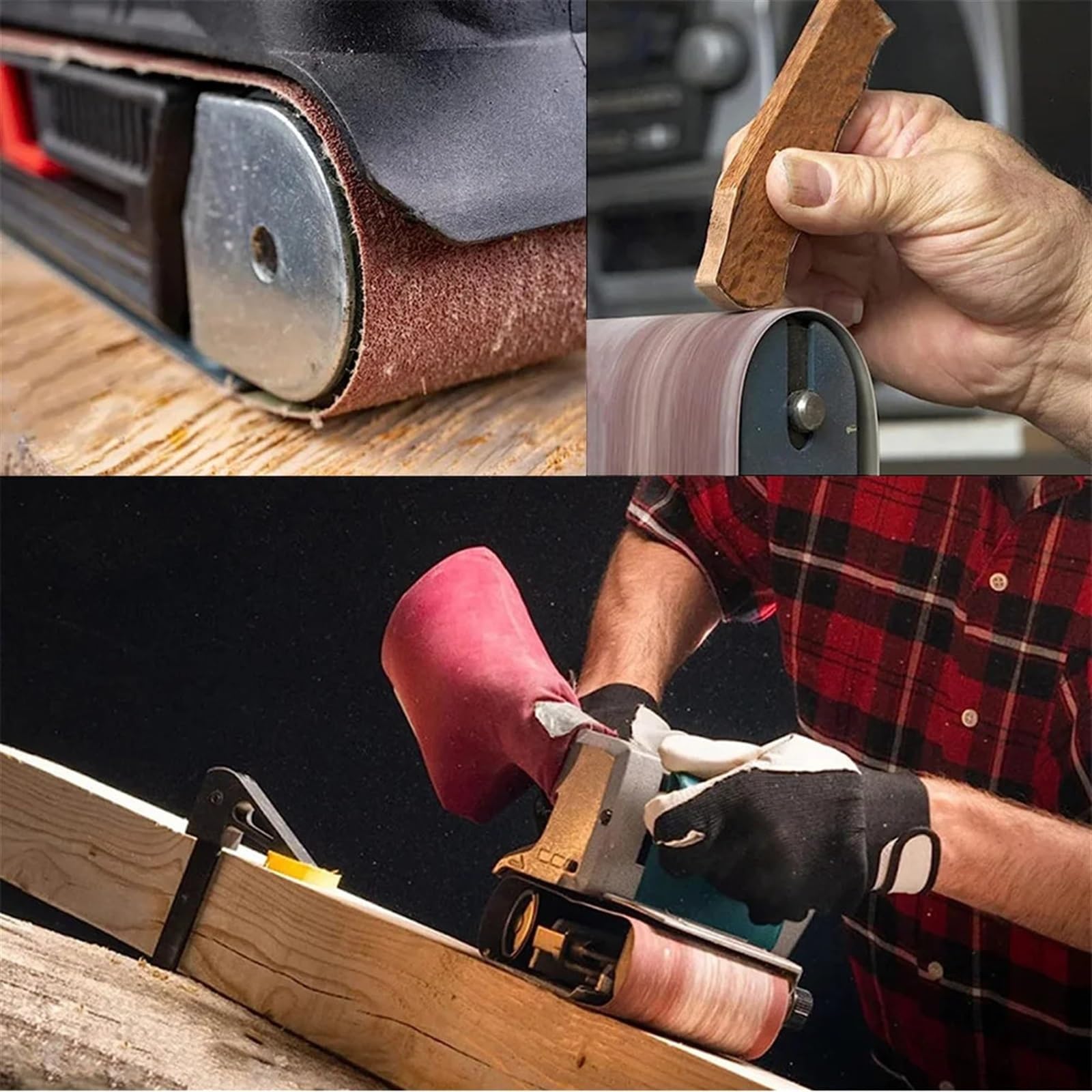 10 Pezzi 4 X 36 Pollici Nastri Abrasivi In Ossido Di Alluminio Resistenti Multiuso Per Levigatrice A Nastro 88024903 - Foto 9