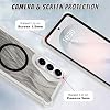 Bonoma para Samsung Galaxy S26 Case Crystal Corner -Black | parte trasera rígida, soporte magnético para MagSafe, funda TPU antigolpes y a prueba de caídas, y protección de alta resistencia para niñas y mujeres 7
