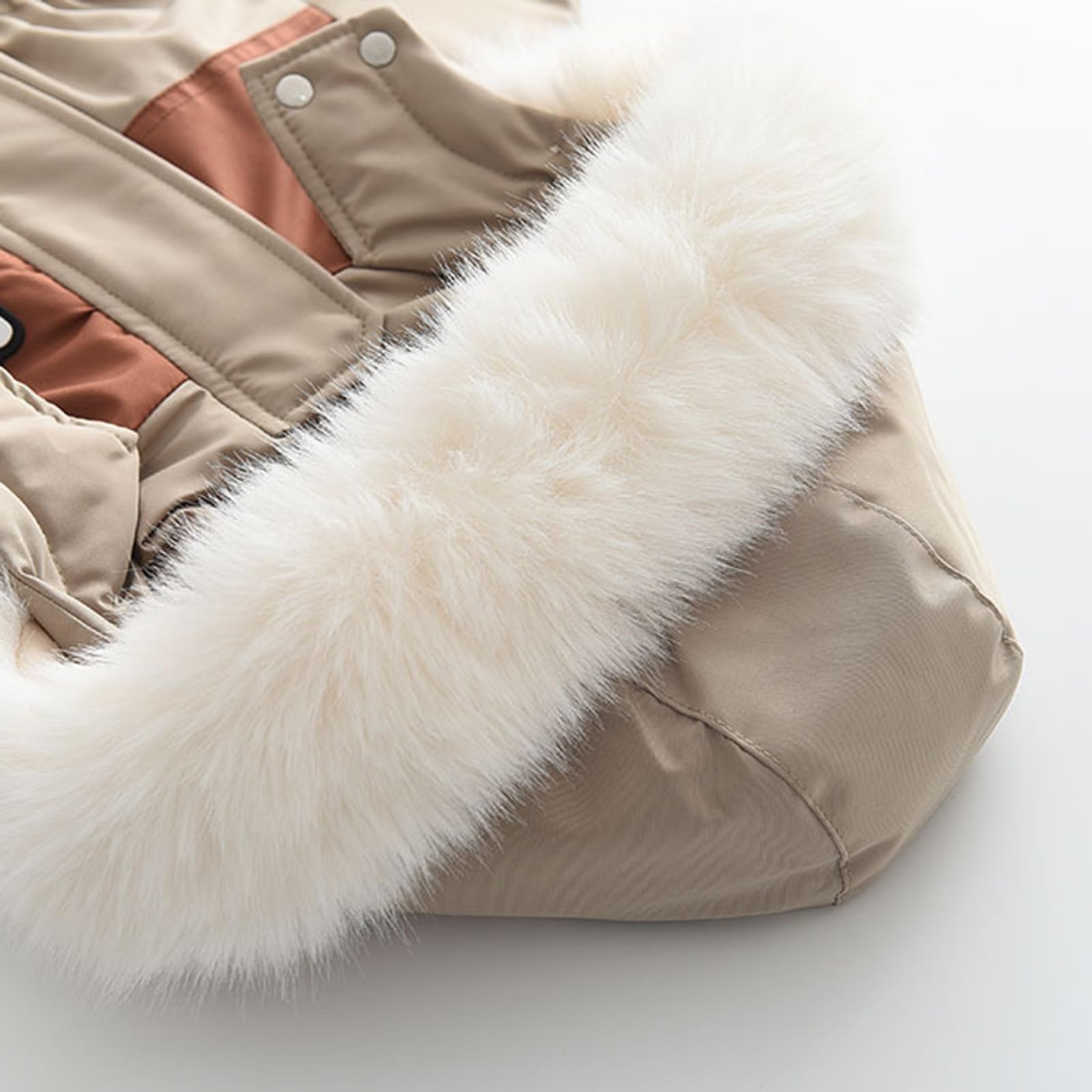 Combinaison de Ski pour Enfant Combinaison de Neige Hiver Barboteuses à Capuche Duvet Fille Garçon Doudoune à Capuche avec Manches Longues Combinaison de Ski Épais Tenues d'hiver pour 1-4 Ans