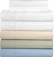 Vista 2 de Pointehaven Fundas de almohada de algodón Pima de 800 hilos, King, hueso