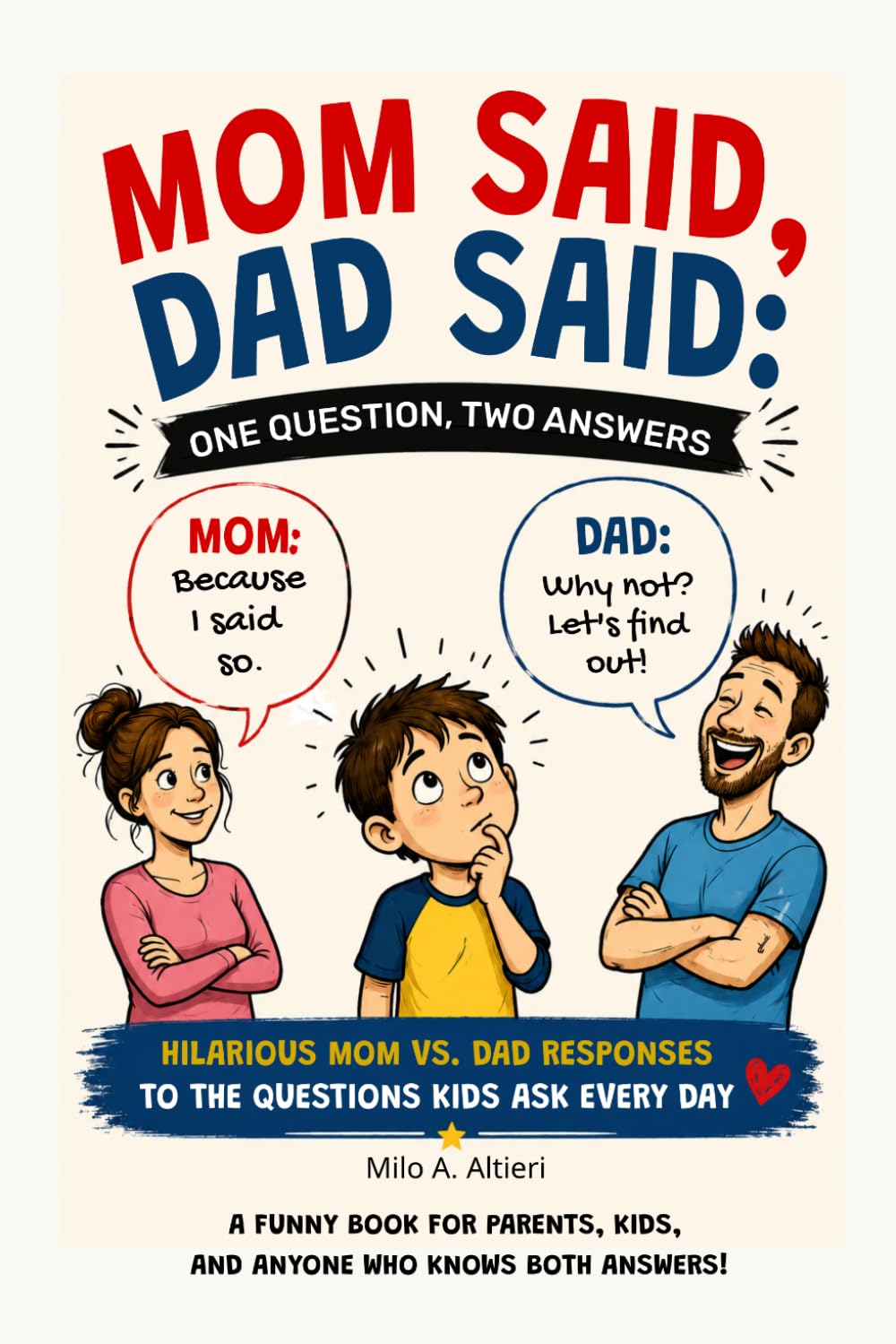 Mom Said, Dad Said: One Question, Two Answers: Hilarious Mom vs. Dad Responses to the Questions Kids Ask Every Day