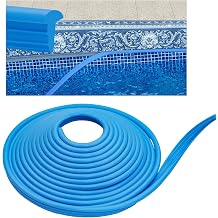 Roll Pool Bead Lock,Pool Liner Lock for Above-Ground & In-Ground Swimming Pool Beaded Liners Lock 120ft,Blue