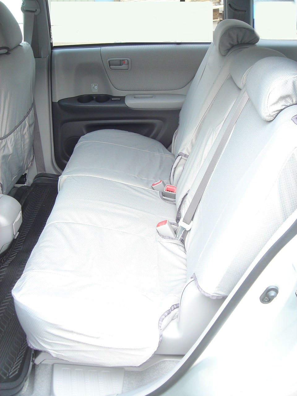 Durafit Seat Covers, HL9-Gray Velour Seat Covers Compatible with All 3 Rows of The Toyota Highlander