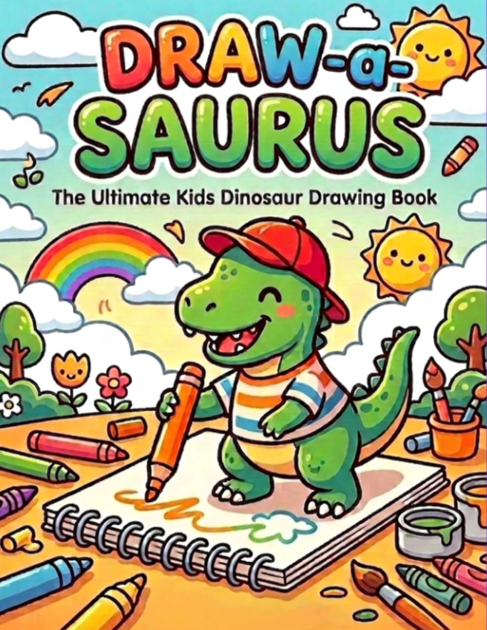 DRAW-a-SAURUS: The Ultimate Kids' Dinosaur Drawing Book