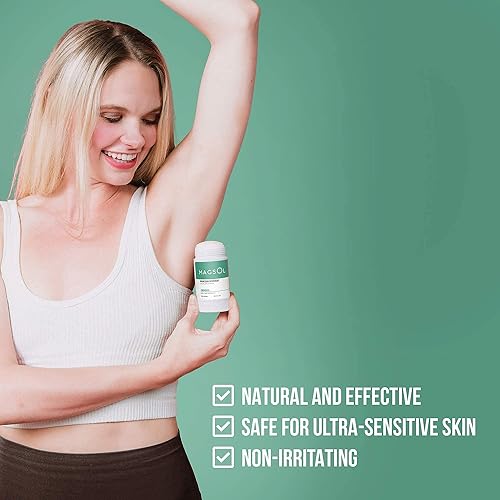 Miniatura 4 de MAGSOL Desodorante natural para mujeres y hombres, desodorante para mujer con magnesio, perfecto para pieles ultra sensibles, desodorante sin