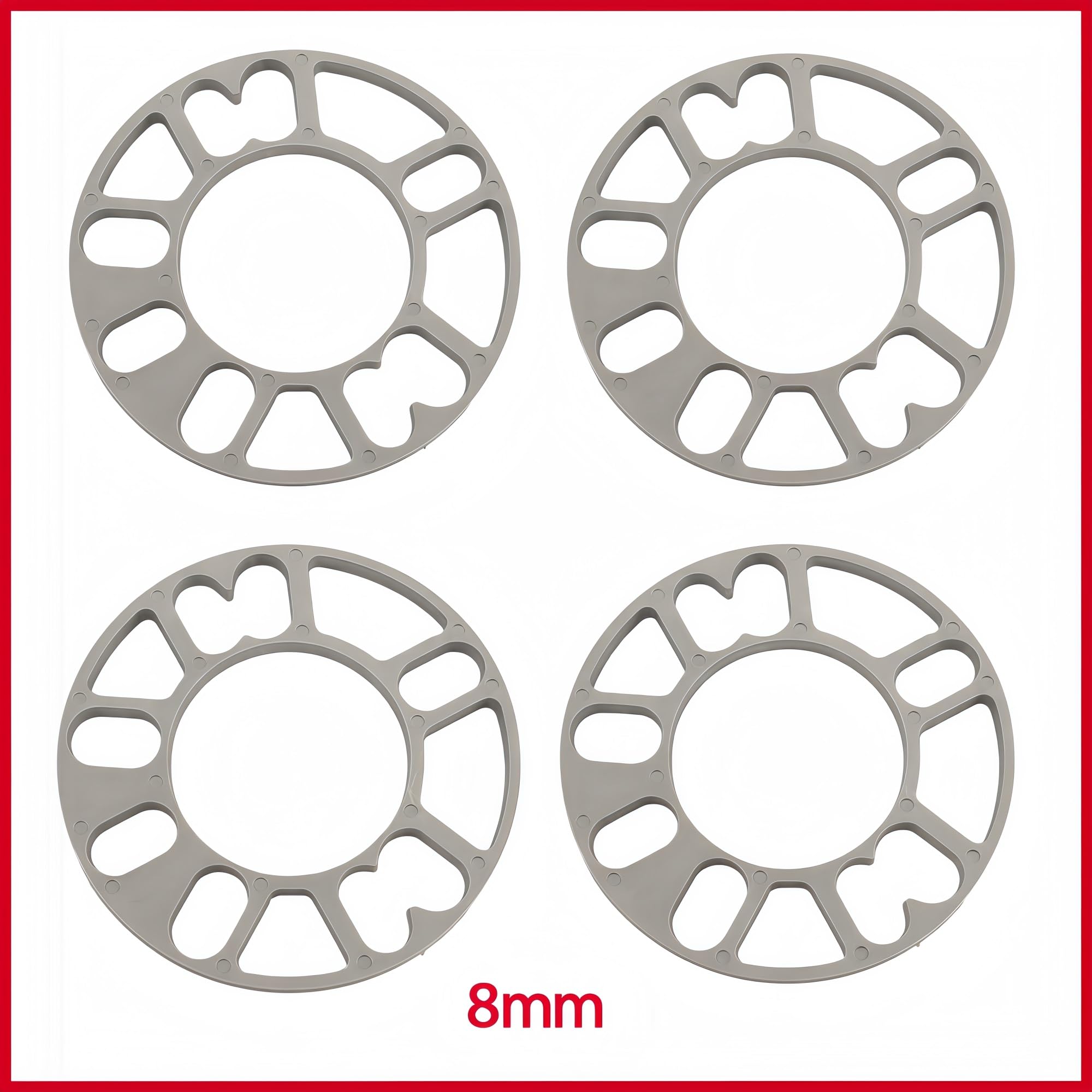 Joint universel de pneu voiture, plaque d'adaptation, 1 jeu = 4 pièces pour 4-5 pour trou 6 pour(8mm Spacer)