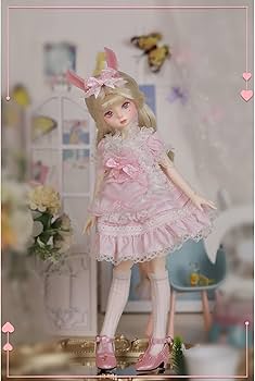 Amazon | 球体関節人形 1/4 BJDドール フルセット 日常風 メイク