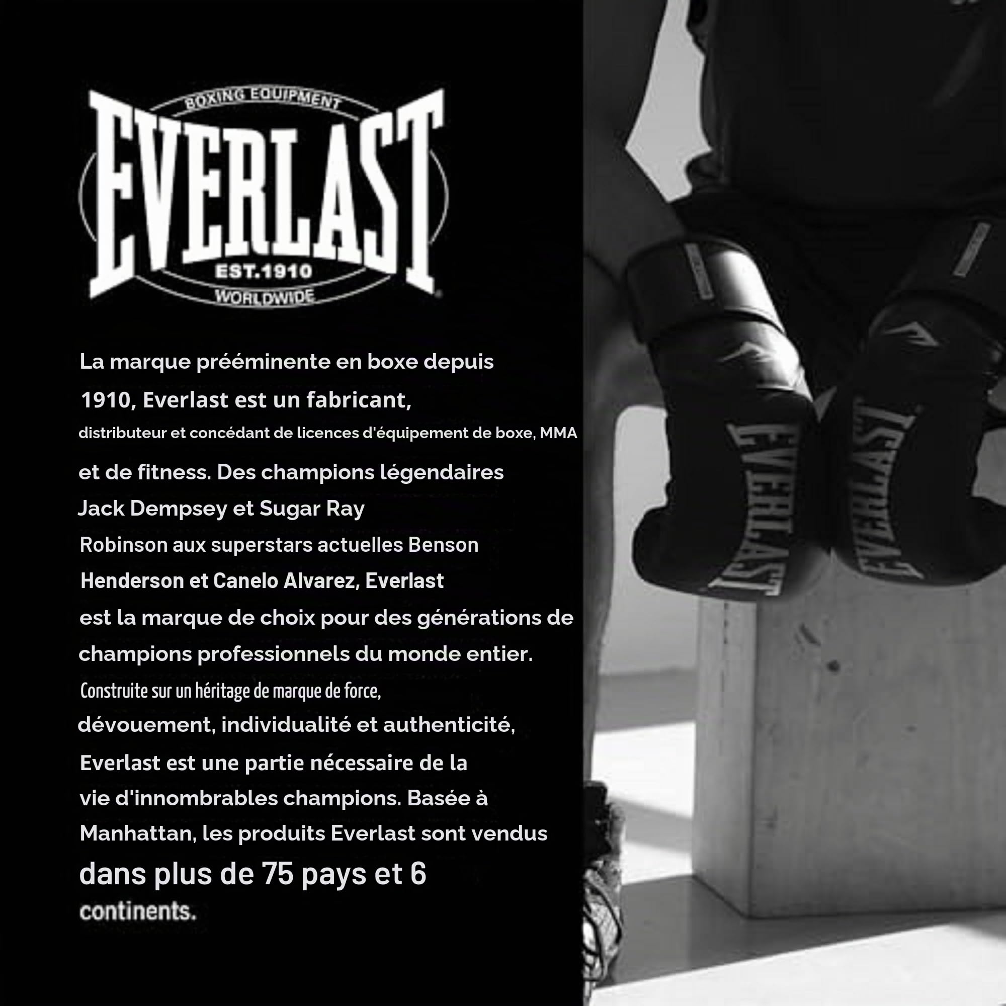 Everlast Pro Styling Elite Gants de Boxe Unisexe