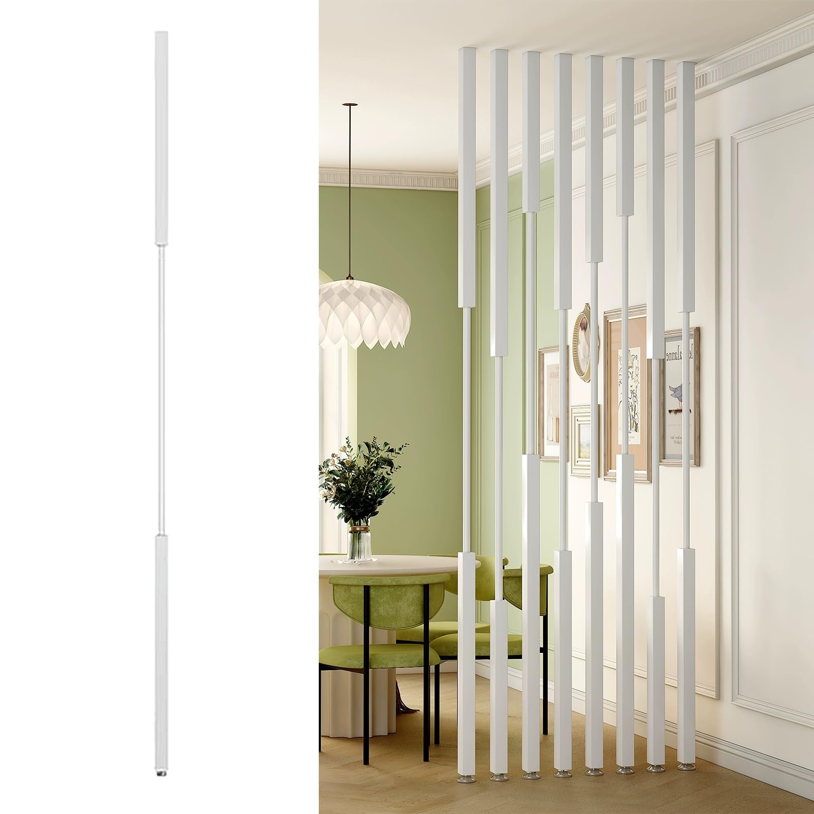 Séparateur d'espace modulable pour diviser une chambre d'enfant
