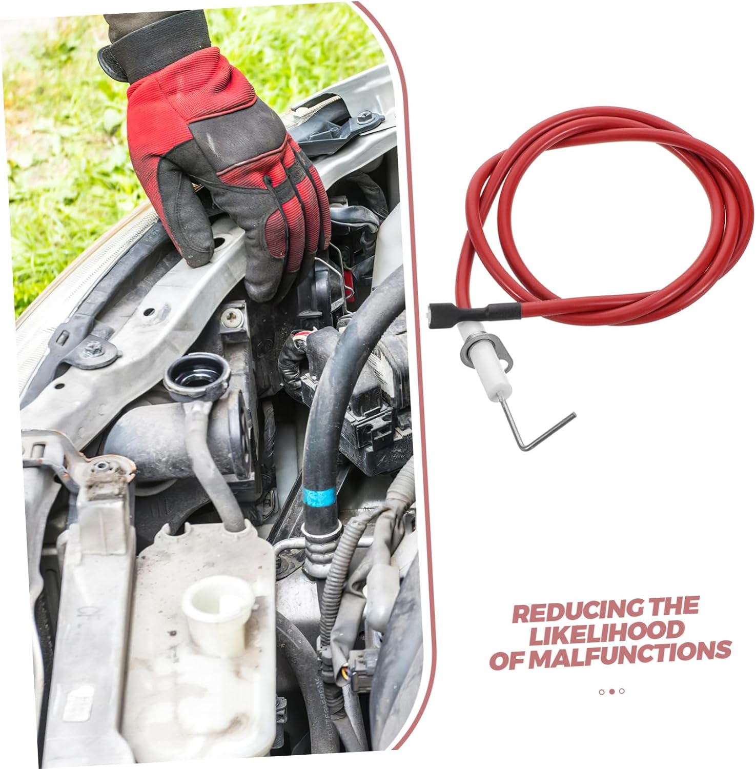 Rv Refrigerator Igniter Spark Probe User-Friendly Replacement Part for Emergency Campers Compatible Brands Effortless Installation and Performance